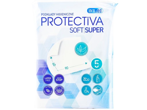 Hygienické vložky 60x90cm popôrodné do savého lôžka 1150 ml 5 kusov