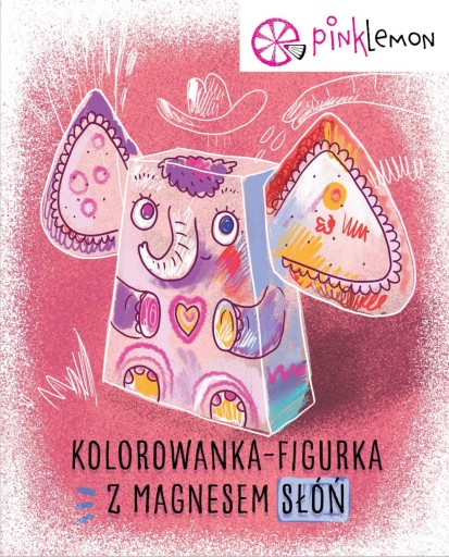 POSTAVIČKA ZVIERATKA S MAGNETOM NA FARBANIE, SLONÍK
