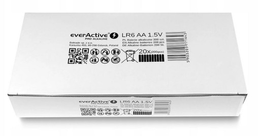 10x LR6 AA BATÉRIE ALKALICKÉ BATÉRIE everActive