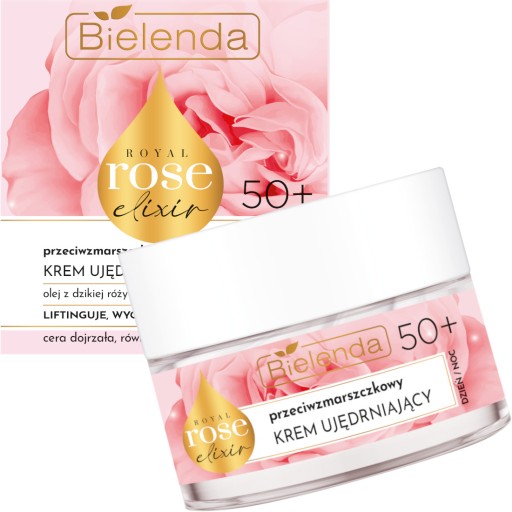BIELENDA ROSE KRÉM NA TVÁR ROSE PROTI VRÁSKAM 50+