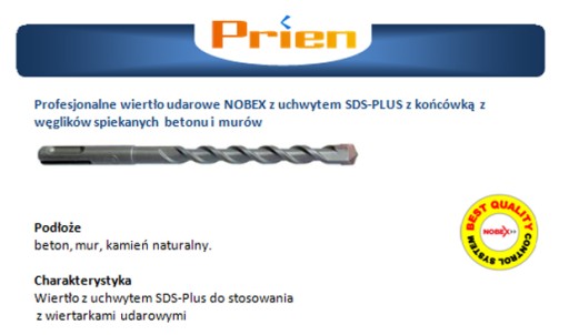 SDS-plus vrták do muriva - betónu - 6 x 160