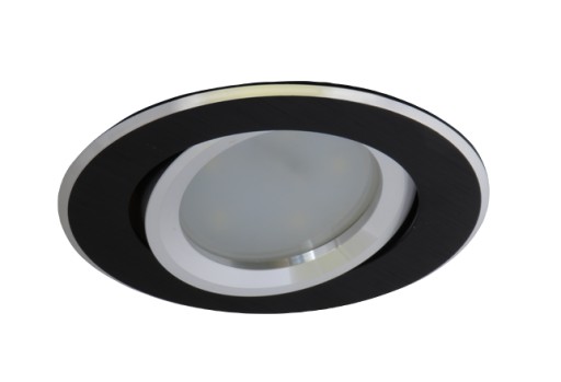 RODA KRUHÁ HALEGÉNOVÁ LAMPA, ČIERNA KARTOVANÁ