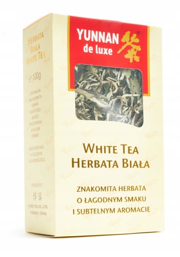 YUNNAN White sypaný čaj DE LUXE biely čaj LW101 100G