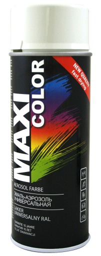 MAXI FARBA V SPREJU LAK RAL 9003 biely LESK
