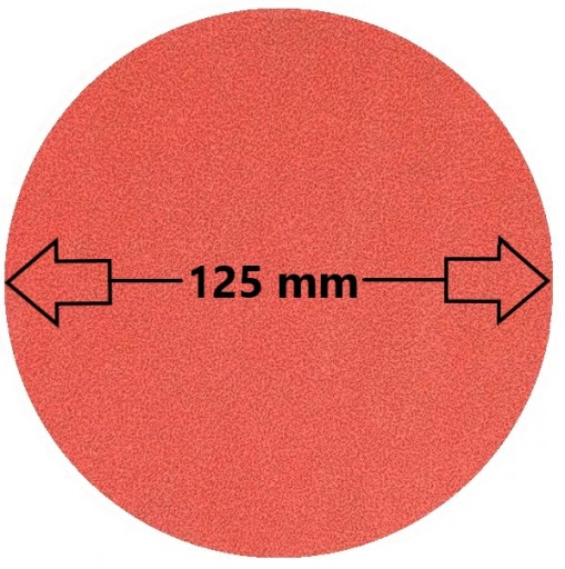 50ks BRÚSNY DISK NA VELCRO 125mm P120