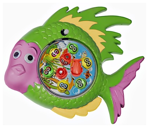 FISH FISHING arkádová hra s magnetom, RYBOU a RYBOU Prútikom, navíjanie