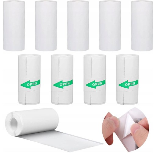 5x SAMOLEPIACI TERMOPAPIER NA TLAČ PRÍKLADOV