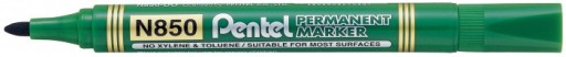 ZNAČKOVAČ PENTEL N850 ZELENÝ KRUHOVÝ PERMANENT NA KOVOVÉ SKLO UNIVERZÁL