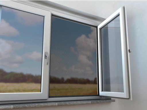 SIEŤKA PROTI HMYZU OKENNÁ 130x150 + VELCRO ČIERNY PROTI HMYZU A KOMÁROM
