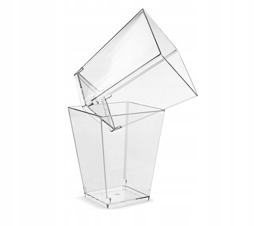 FINGERFOOD Space3 OPÄTOVNE POUŽITEĽNÁ dóza na dezert 150ml 24 ks.