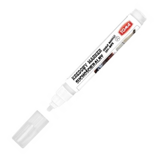 Toma Chalk Marker 296 White Dry-Erase