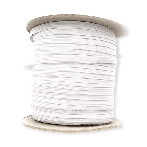 Ploché biele spodné prádlo elastické 7mm - PEGA