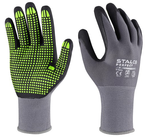 STALCO Nitrile Flex Dots spandexové rukavice veľkosť 7/S