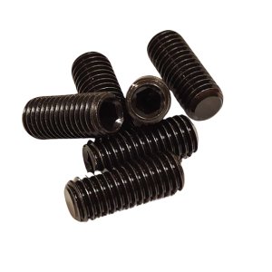 Prítlačná skrutka šneková prítlačná skrutka M4x4mm 45H 10ks.