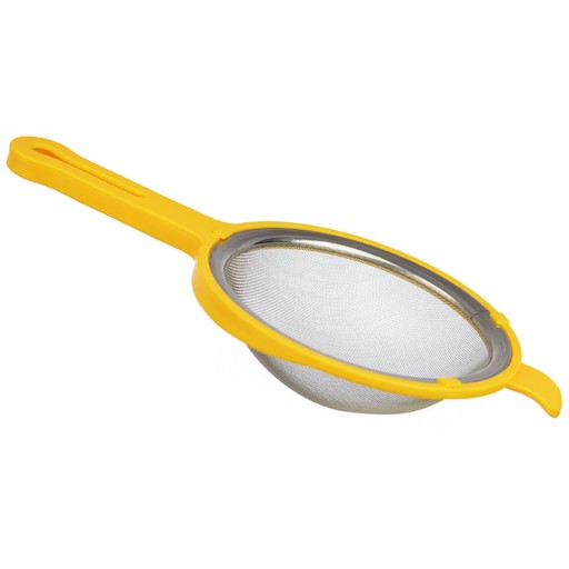 VEĽKÝ KUCHYNSKÝ SITOK S RÚČKOU, JEMNÁ SIEŤKA, 17CM ZMES