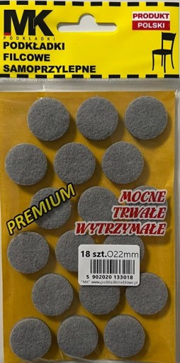 PLSTENÉ PODLOŽKY PRE NÁBYTkové STOLIČKY STOL FI 22mm