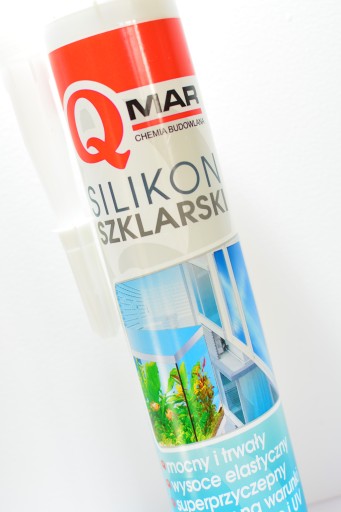 Qmar biele sklo silikónové 300ml