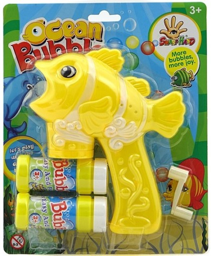 BUBBLE GUN FISH + 2 TEKUTINY 4681
