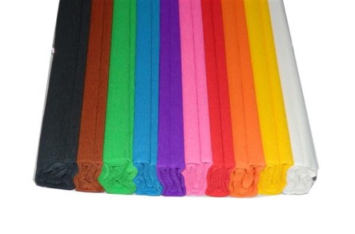Krepový krepový hodvábny papier MIX Veselá farba