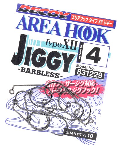 Decoy Area háčik Typ XII Jiggy Barbless #4 / 10ks