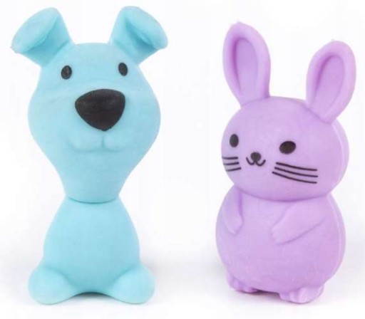 Gumy BUNNY DOG ANIMALS 2 KUS KIDEA