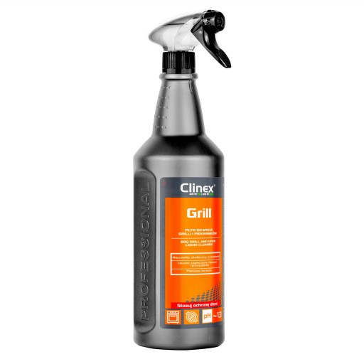 CLINEX Grill 1L, Čistiaci prostriedok Účinne čistí rúru a gril