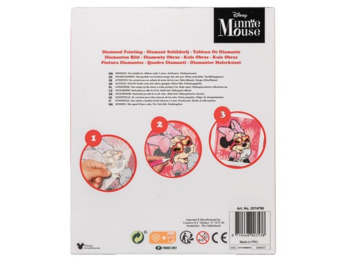 Disney Diamantový orezávač Minnie Mouse Diamantový obraz ZA5132