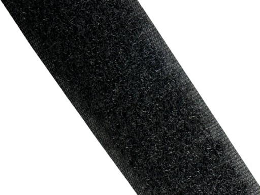 VELCRO PÁSKA na šitie, 16 mm, LOOP, čierna, 25 m