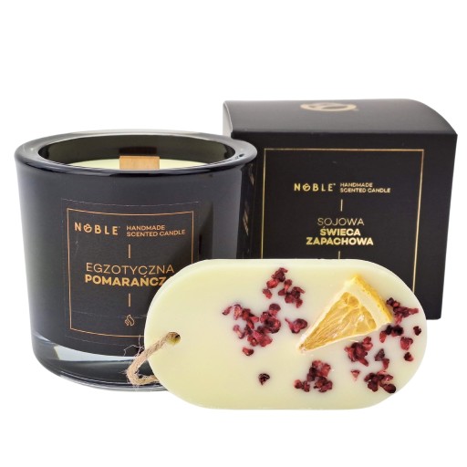 Sójový vosk Pomarančový vosk Krbová vložka Aromaterapia NOBLE
