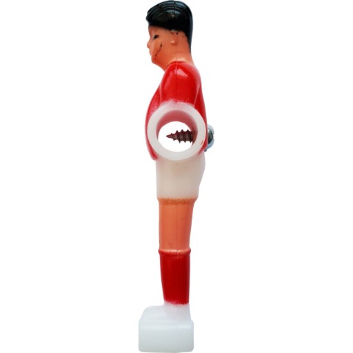ČERVENÝ FUTBALOVÝ MINI FUTBALOVÁ POSTAVA 8 MM