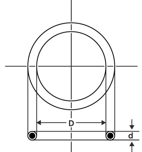oring ON 5,00x2,50 SILIKÓN