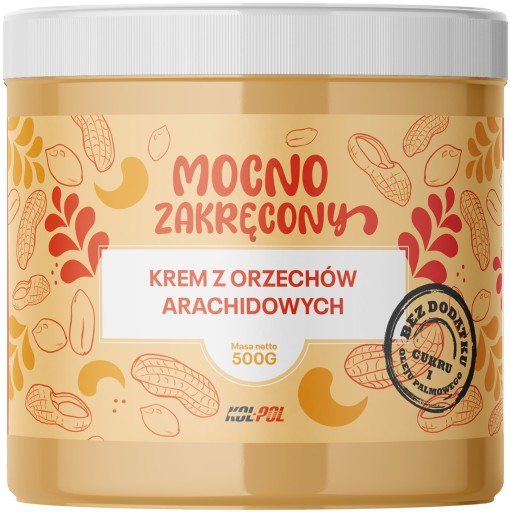 Arašidové maslo 500g Arašidový krém hladký 100% | Kol-Pol