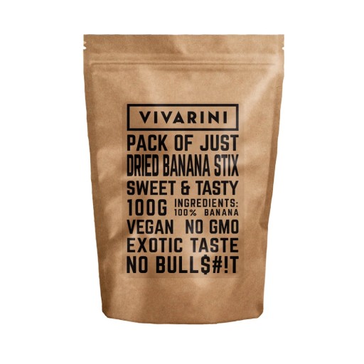 Vivarini - Sušené banánové zápary 100 g