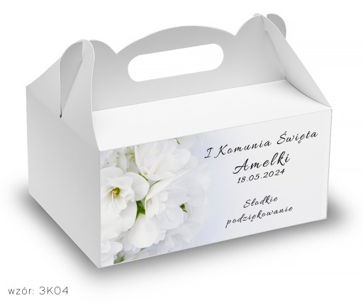 prijímacie koláčové boxy Sväté prijímanie + personalizácia