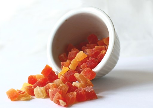 Kandizovaná papája kocka 100g PRÍCH