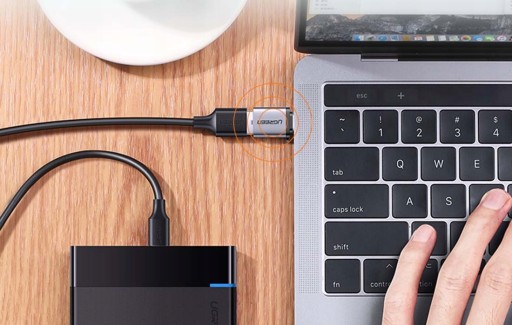 Adaptér USB typu C na USB 3.0 UGREEN US270 sivý