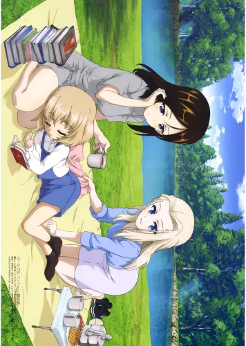 Plagát Anime Manga GIRLS und PANZER gup_004 A3