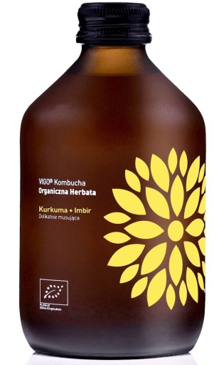 Kombucha s kurkumou a zázvorom bez lepku BIO 330