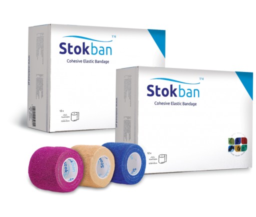 StokBan žltý samolepiaci obväz s labkami 5x4,5 m