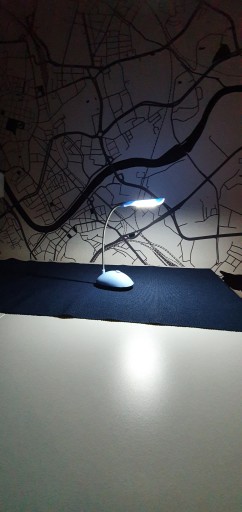4 LED skladacie, flexibilné svietidlo na batérie