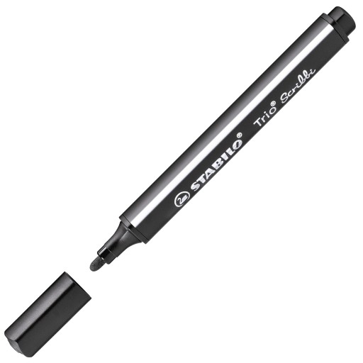 Popisovač Stabilo Trio SCRIBBI čierny