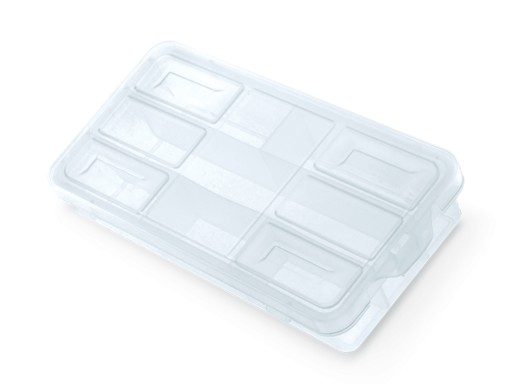 KRABIČKA ORGANIZÁTOR NA NÁRADIE NÁDOBA KRABIČKA 180x90x35MM TRANSPARENTNÁ