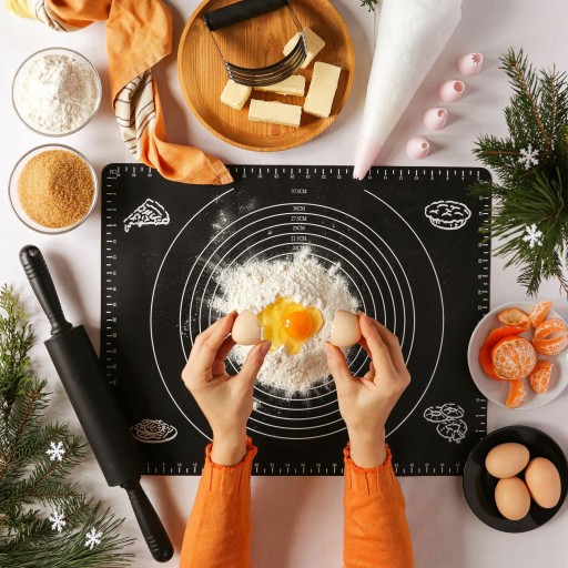 SILIKÓNOVÝ OTOČNÝ VALEC NA PIZZOVÉ CESTO 42,5CM SILICO TADAR