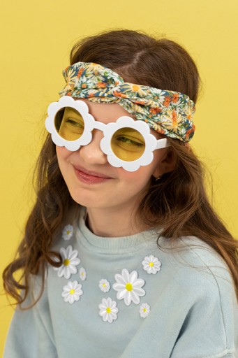 Vtipné okuliare Daisy Flowers Flowers Daisy Day 1 kus