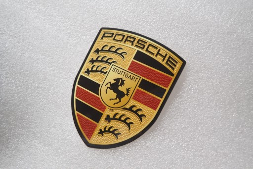 NÁLEPKA S LOGOM PORSCHE 7,5 x 9,6 cm
