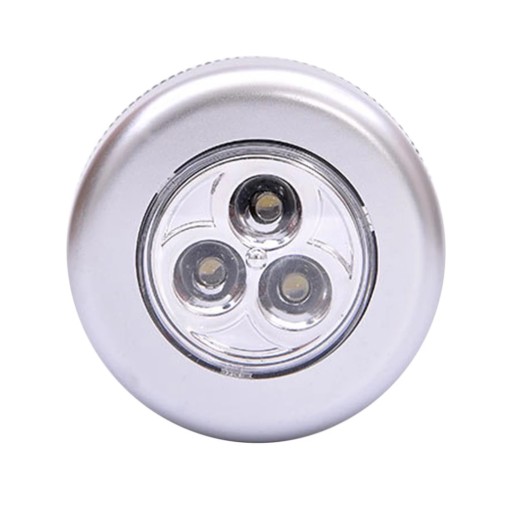 SAMOLEPIACA PODSKRIŇOVÁ LAMPA S BATÉRIAMI, 4 ks.