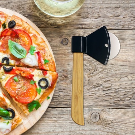 Nôž na rezanie PIZZY, Vrúbkovaná sekera, AX