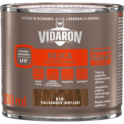 VIDARON Moridlo na drevo B10 Indický palisander 0,2L