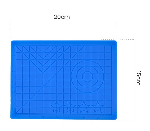 SILIKÓNOVÉ ŠABLÓNY PODLOŽKY SÚPRAVA 3D PERÁ