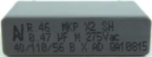 Arcotronics Fólia 0,47uF 470nF 20% 560V DC 10ks